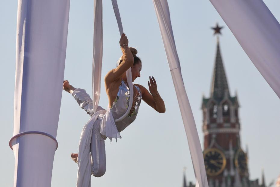 Празднование 875-летия российской столицы в центре города