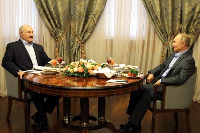 Александр Лукашенко и Владимир Путин