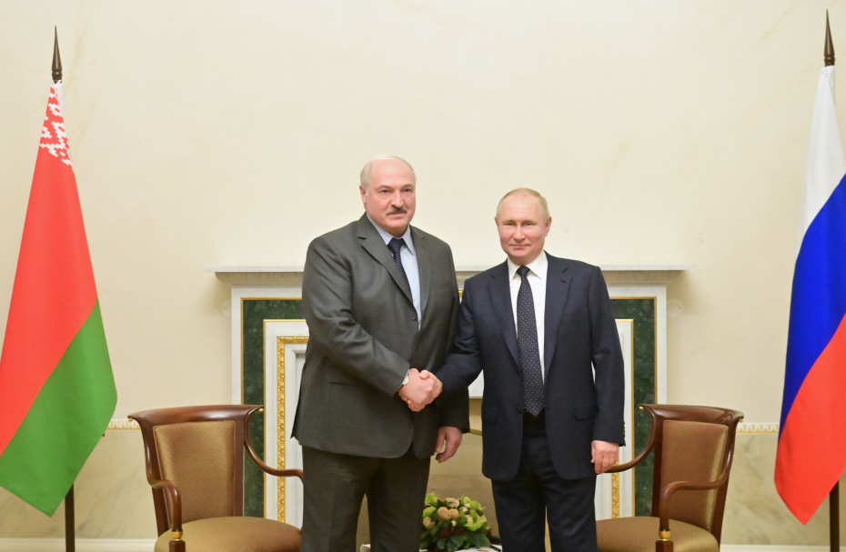 Встреча президента РФ Путина с президентом Белоруссии Лукашенко