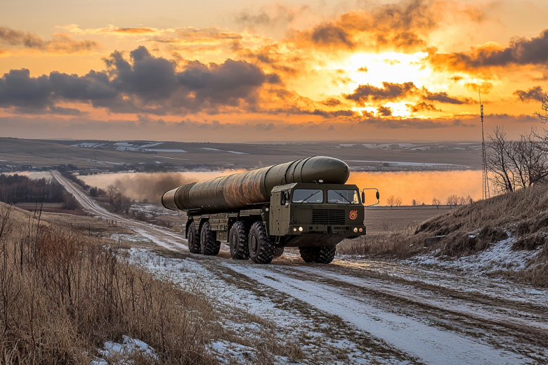 Ракета «Орешник» в представлении ИИ