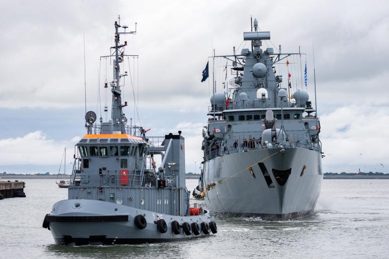 Германский военный фрегат «Бавария»