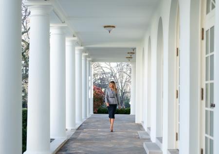 Мелания Трамп записала прощальное обращение к нации 