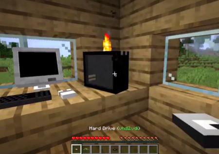 Энтузиаст добавил компьютер в Minecraft и сыграл на нём в Doom