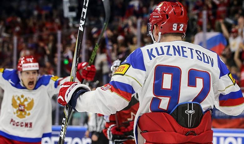 Игра Россия — Канада в полуфинале на чемпионате мира по хоккею