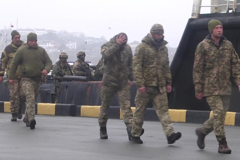 Сдавшиеся военнослужащие Украины