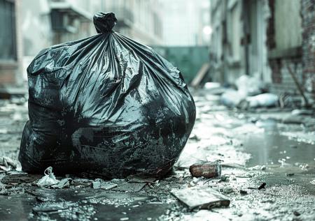 В Южную Корею прилетели пакеты с мусором и навозом