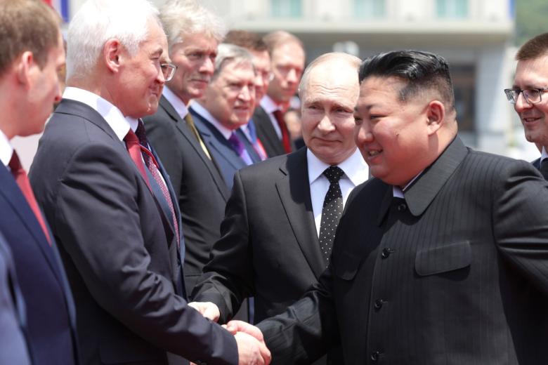 Андрей Белоусов, Владимир Путин и Ким Чен Ын