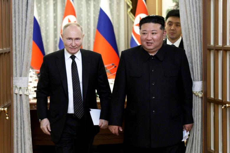 Владимир Путин и Ким Чен Ын