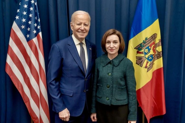 Джо Байден и Майя Санду