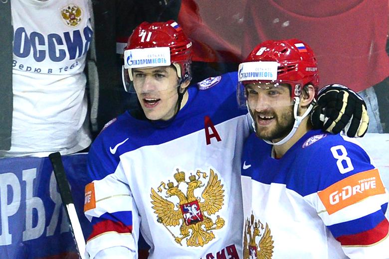 Евгений Малкин и Александр Овечкин