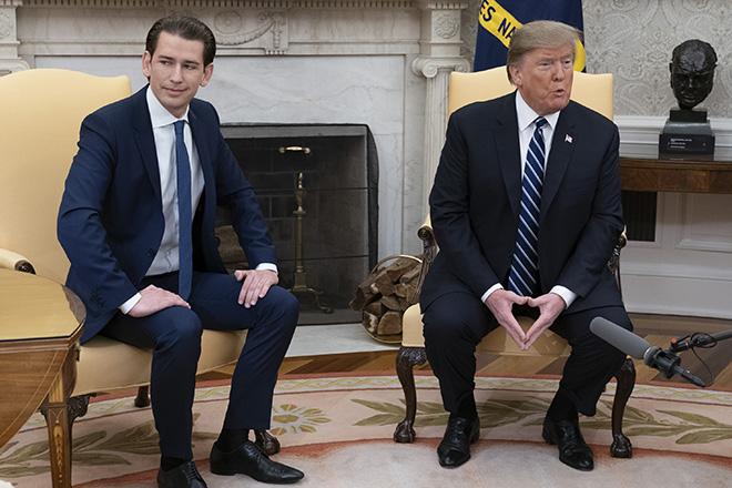 Себастьян Курц и Дональд Трамп