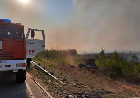Лесной пожар дошёл до населённого пункта в Марий Эл