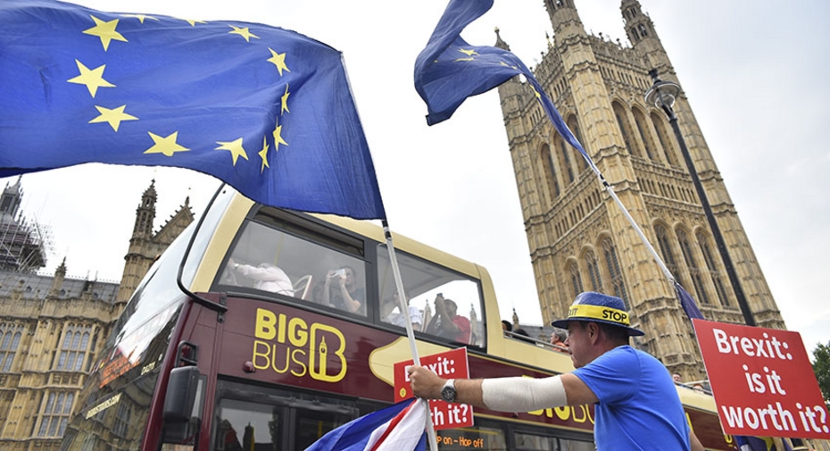 Митинг противников Brexit в Лондоне, Великобритания