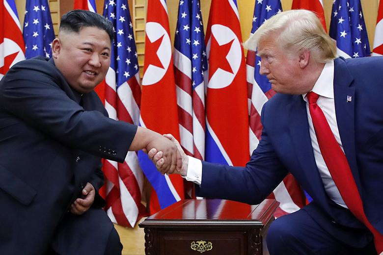 Ким Чен Ын и Дональд Трамп