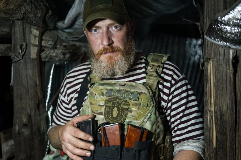 Боец интербригады воюет с 2014 года. До этого он был шахтером.