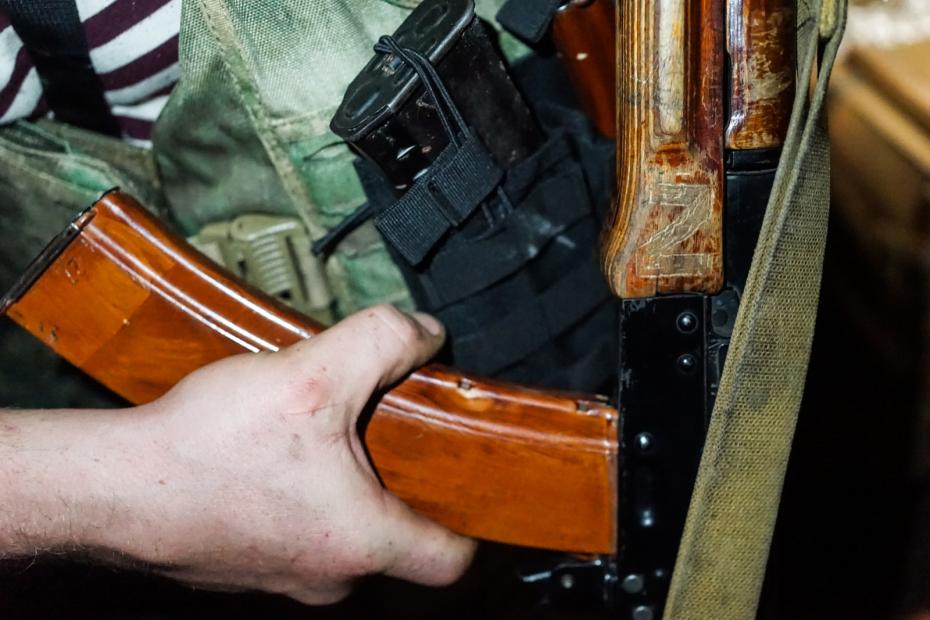 «Z» на прикладе он вычертил еще до начала СВО 