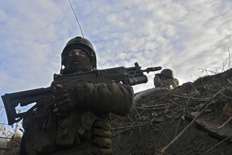 Военнослужащий ВС РФ на передовой на Запорожском направлении