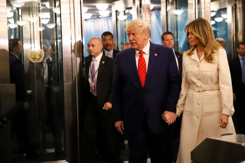 Дональд и Мелания Трамп