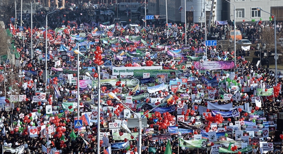 Митинг против карикатур на пророка Мухаммеда