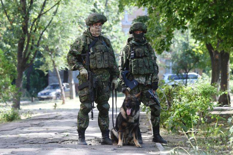 Военнослужащие ВС РФ в зоне проведения спецоперации