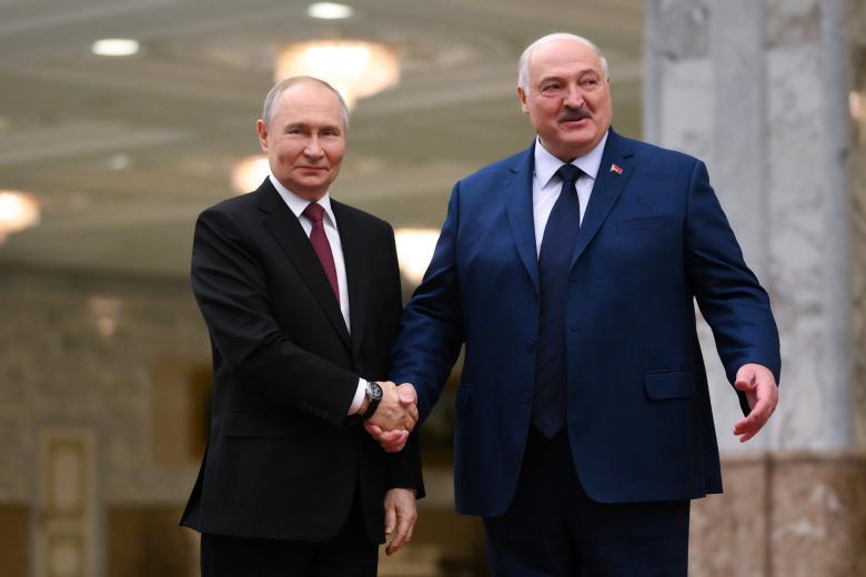Владимир Путин и Александр Лукашенко