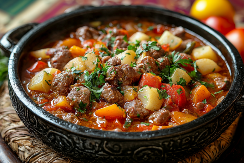 Как приготовить овощи с мясом в афганском казане