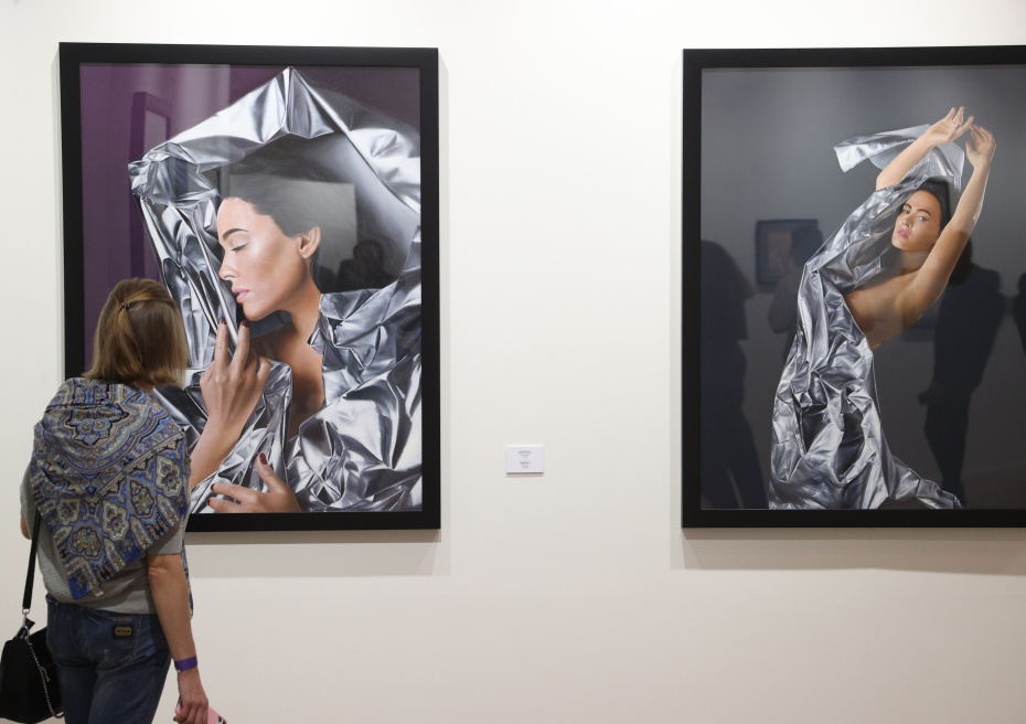 Сергей Пискунов Девушка в фольге и Девушка в фольге 2