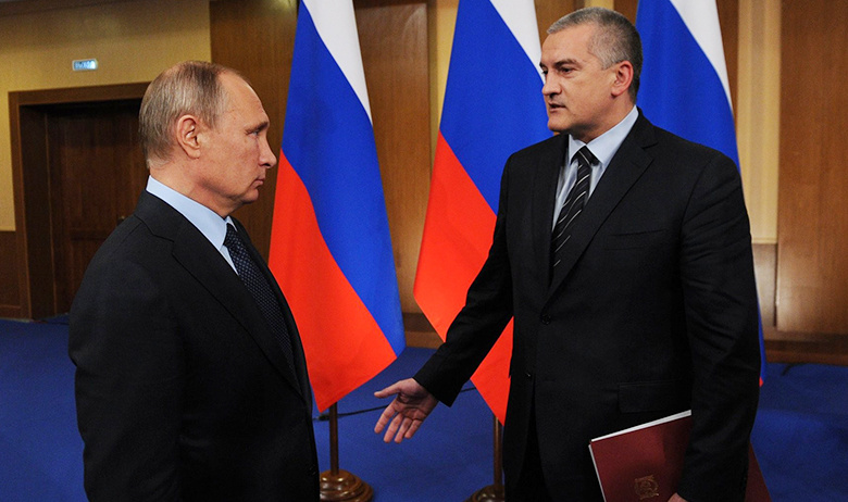 Владимир Путин и Сергей Аксенов