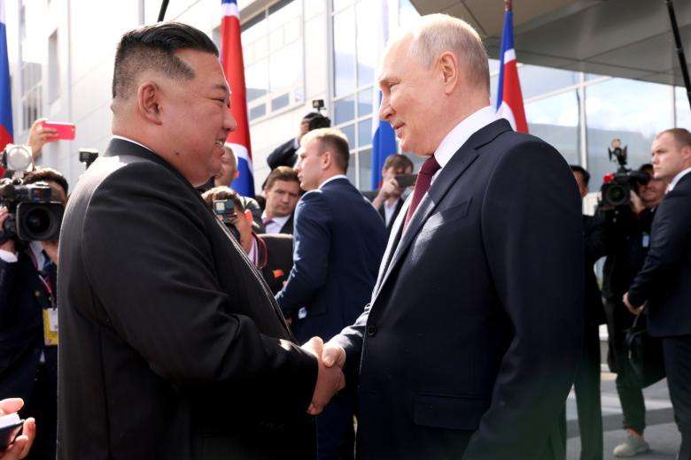 Ким Чен Ын и Владимир Путин
