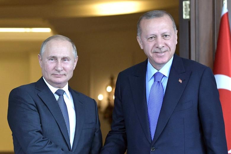 Владимир Путин и и Реджеп Тайип Эрдоган