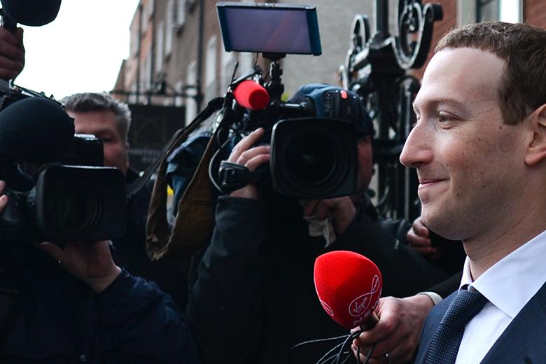 Созадтель и руководитель Facebook Марк Цукерберг 