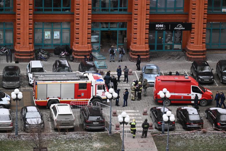 На месте взрыва в жилом комплексе «Алые Паруса» на северо-западе Москвы