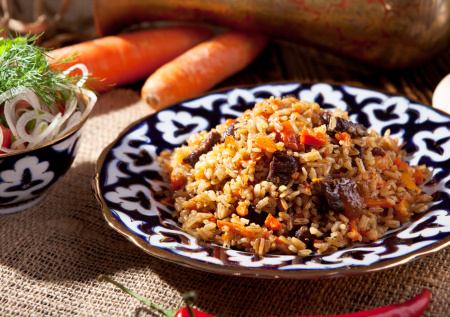 Классический плов из говядины — готовим в казане на плите