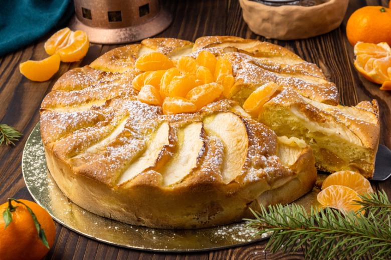 Рождественская шарлотка