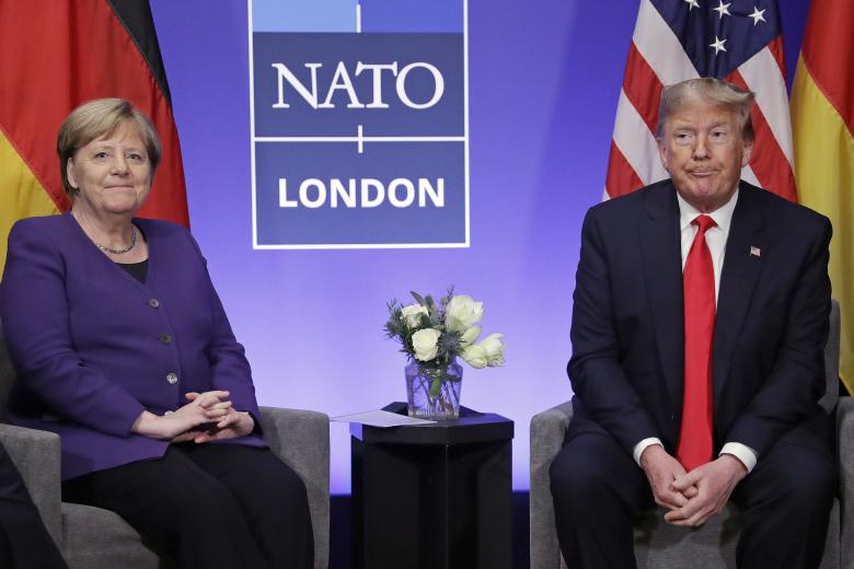 Ангела Меркель и Дональд Трамп