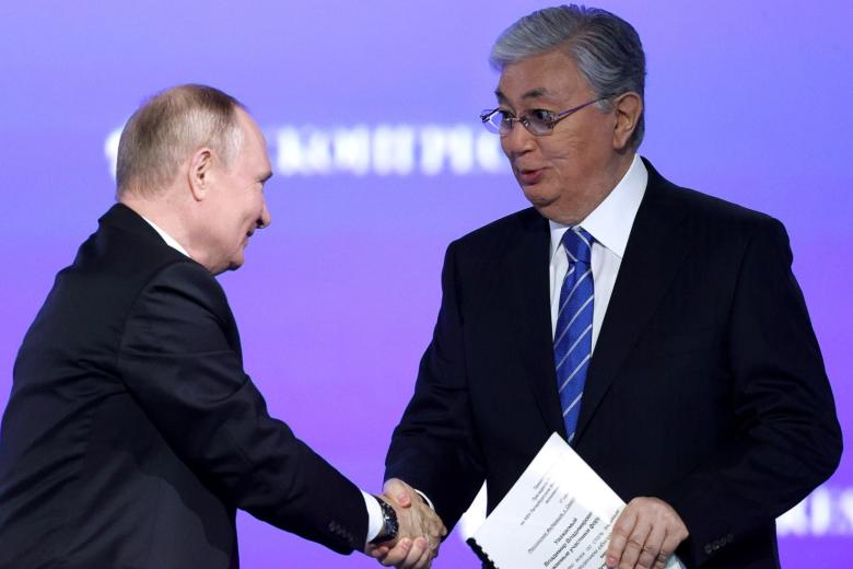 Владимир Путин и Касым-Жомарт Токаев