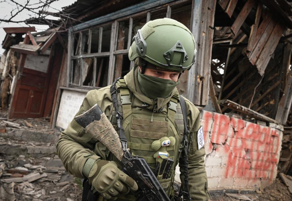Военнослужащий Вооруженных сил Российской Федерации в зоне боевых действий