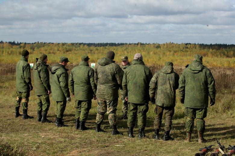 Подготовка мобилизованных граждан в Западном военном округе