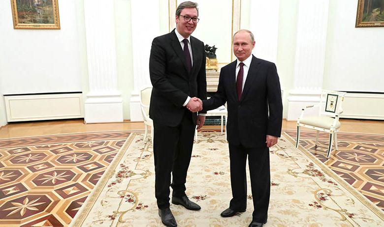 Владимир Путин и Александр Вучич