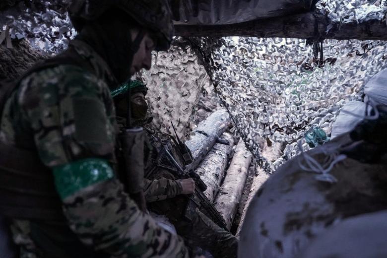Солдаты ВСУ в зоне боевых действий