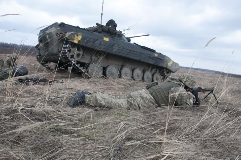 Солдаты вооруженных сил Украины