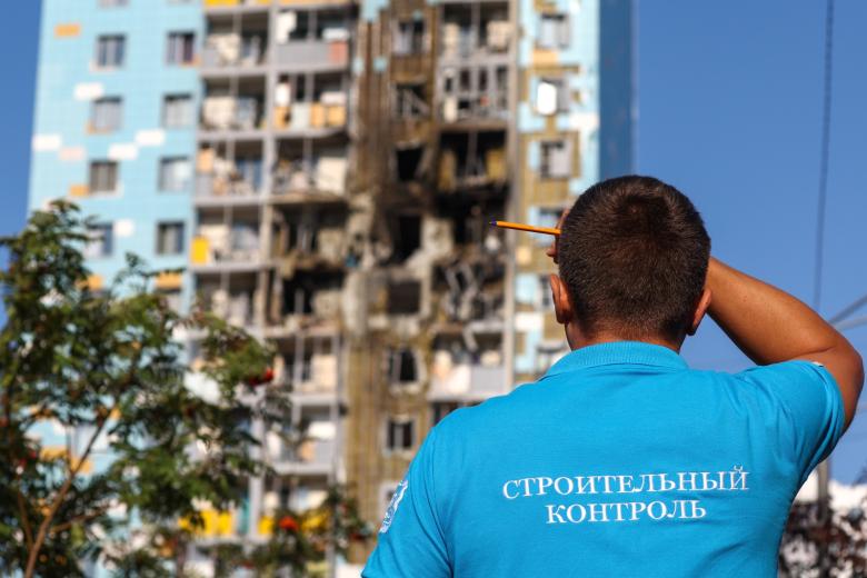 Последствия падения беспилотника в Московской области