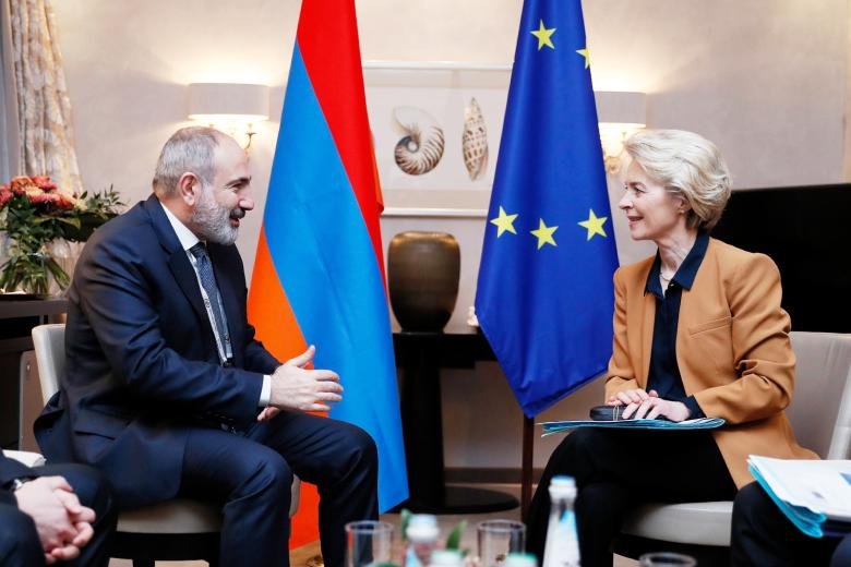 Никол Пашинян и Урсула фон дер Ляйен 