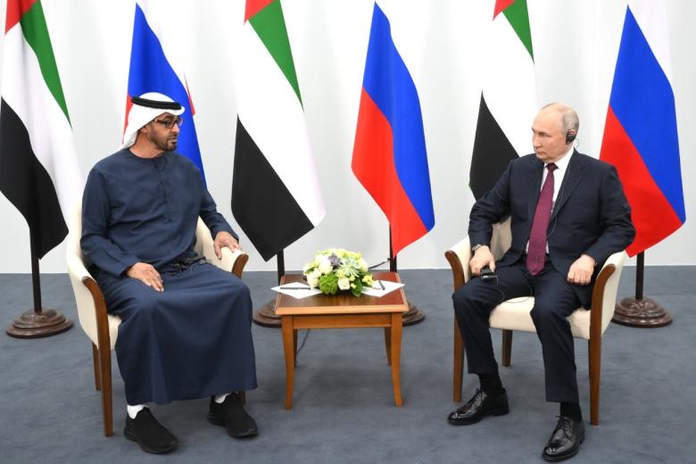 Встреча с президентом Объединенных Арабских Эмиратов Мухаммедом Бен Заидом Аль Нахайяном