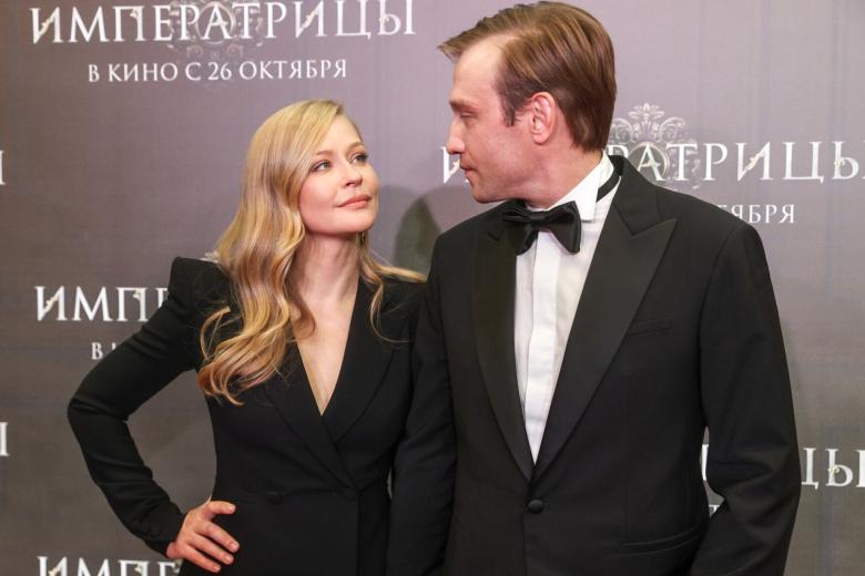 Юлия Пересильд и Михаил Тройник