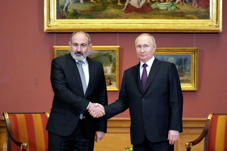 Никол Пашинян, Владимир Путин