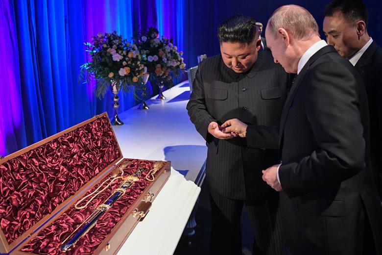 Ким Чен Ын и Владимир Путин