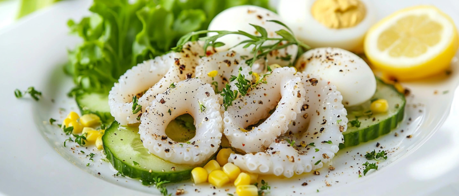 Салат «Морская жемчужина»: изысканное блюдо с кальмарами