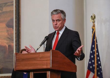 Хантсман завершил свою миссию в России и вернулся в США