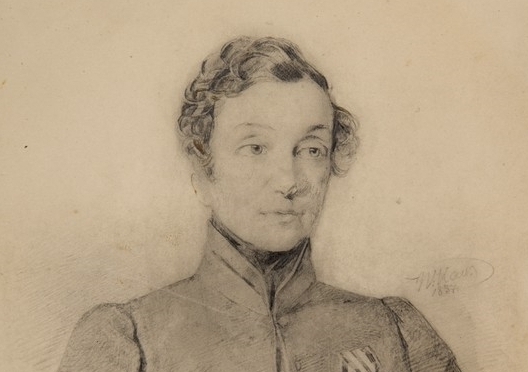 Портрет Н. А. Дуровой, 1837 год, В. И. Гау